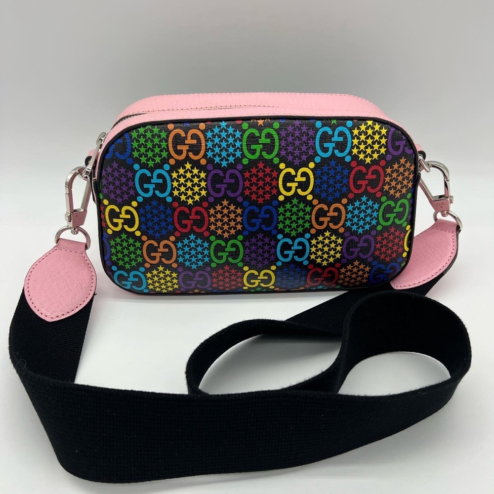 Authentic Gucci psychedelic camera bag